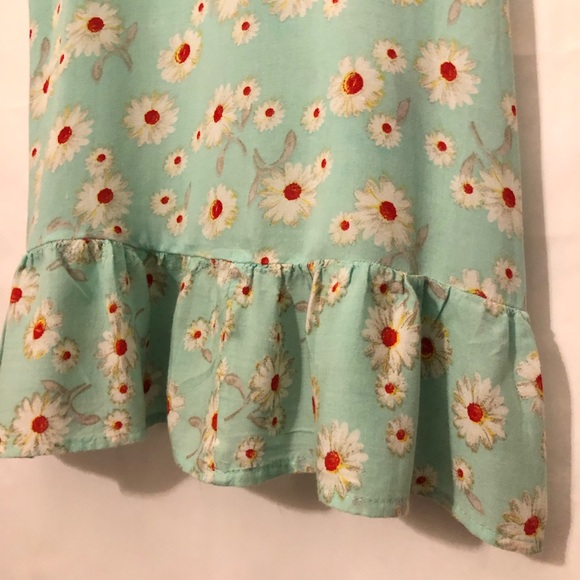 L.A. Hearts Floral Blouse Frilly Straps V Neck - Picture 4 of 8